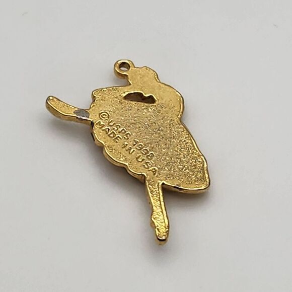 Vintage USPS Gold Tone Ballerina Charm - Picture 3 of 3